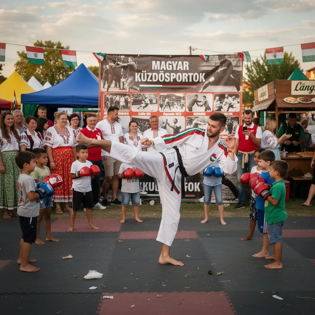 Egy bokszoló a ringben áll, készülve a következő ütközetre, a közönség izgatottan nézi.